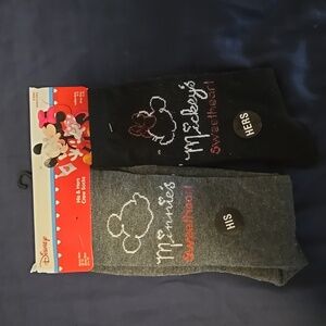 His and hers crew socks
